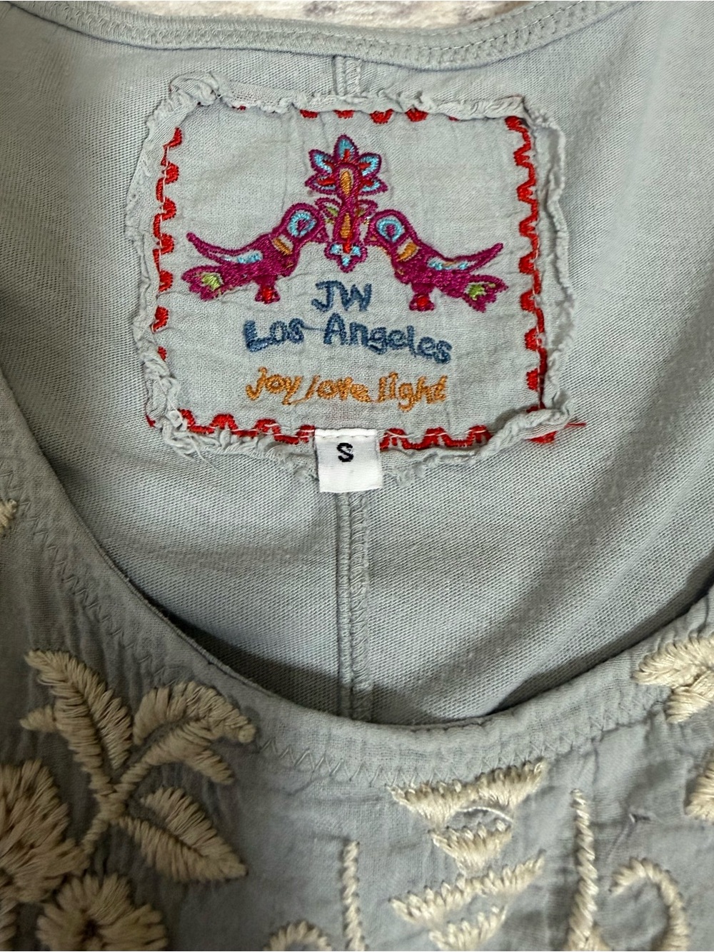 Johnny Was Embroidered Swing Tunic Top Size Small - Picture 3 of 7
